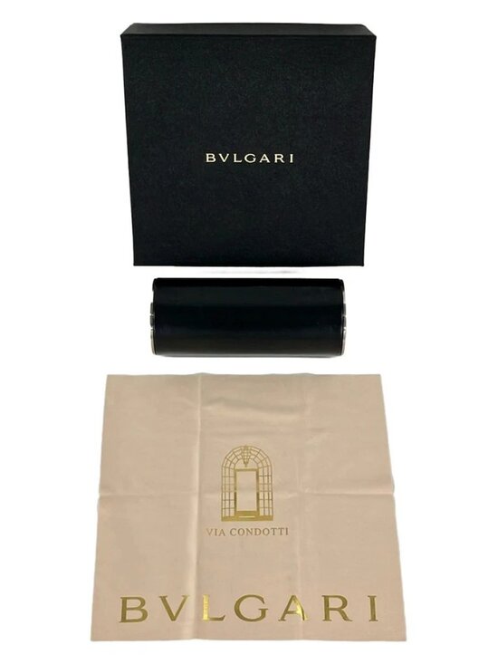 BVLGARI 8138-B-F Black Green Plastic Sunglasses main image 4